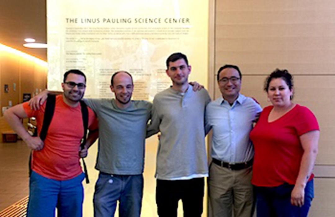 group photo of camp organizers in Linus Pauling