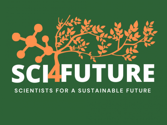 Scientists for a Sustainable Future logo.