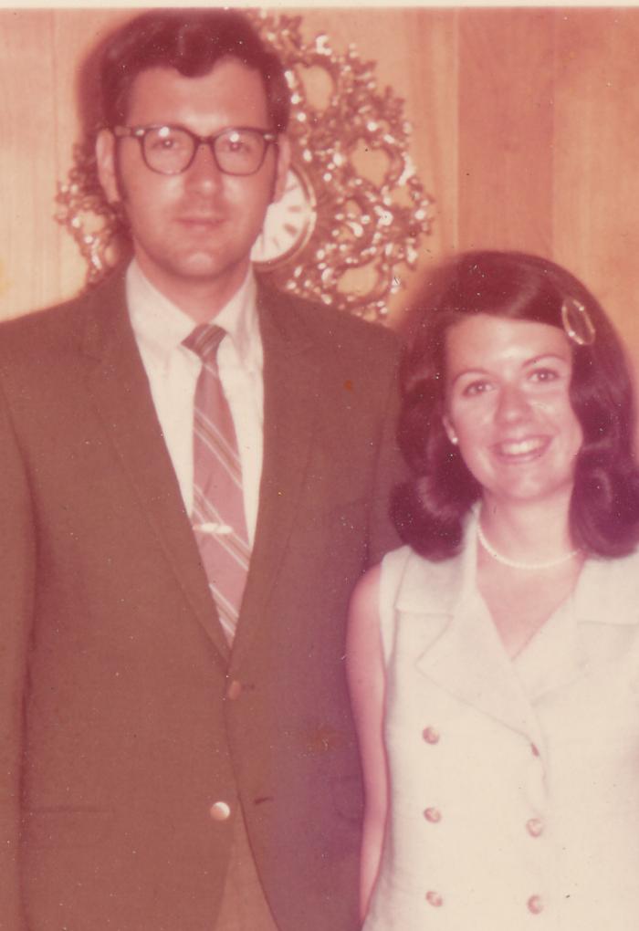 Ron and Ann berg in 1970